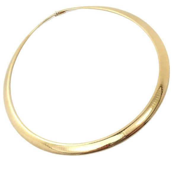 Van Cleef & Arpels Jewelry - Rare! Authentic Van Cleef & Arpels 18k Yellow Gold Snake Collar Chain Necklace